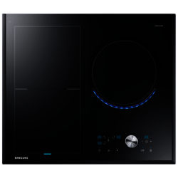 Samsung NZ63J9770EK Chef Collection Virtual Flame™ Induction Hob, Black Glass